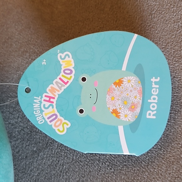 1/$6 or 2/$10 NWT Squishmallow Robert The Frog With Floral Belly. (8 in.) - Picture 7 of 12